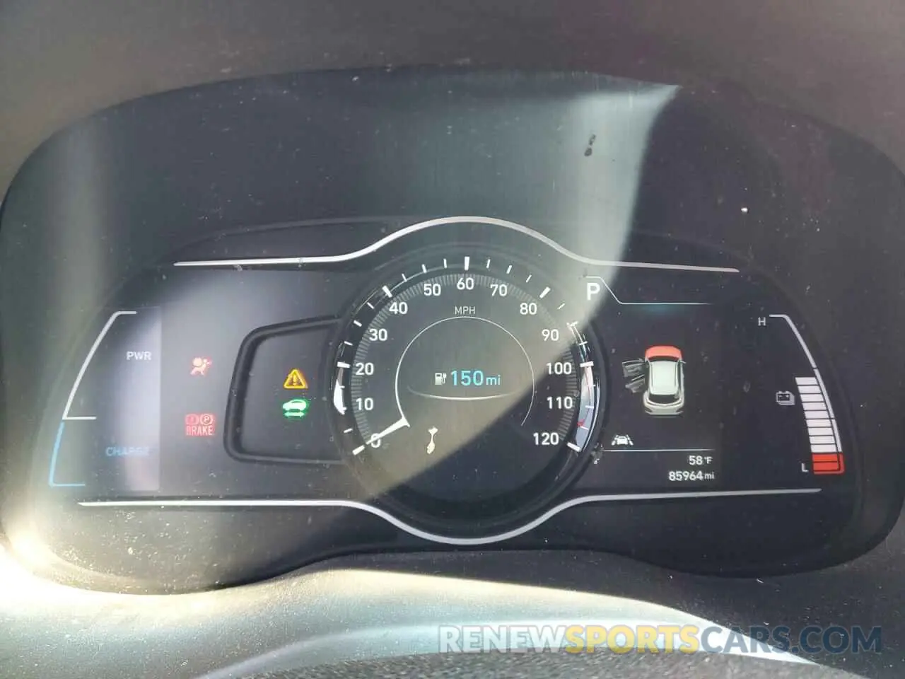 9 fotografías del automóvil dañado KM8K53AG9MU125581 HYUNDAI KONA 2021