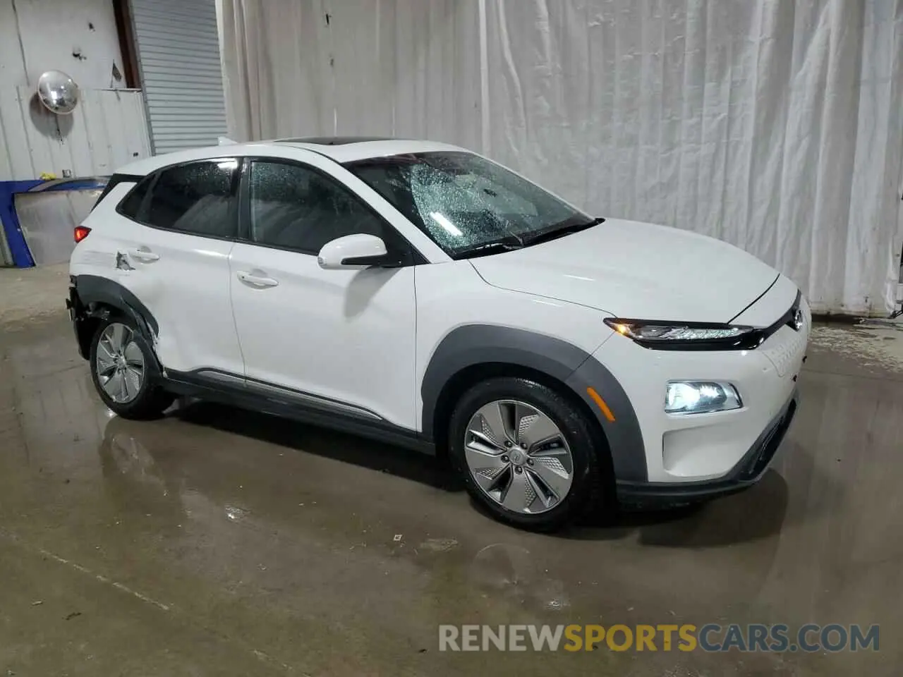 4 fotografías del automóvil dañado KM8K53AG9MU135477 HYUNDAI KONA 2021
