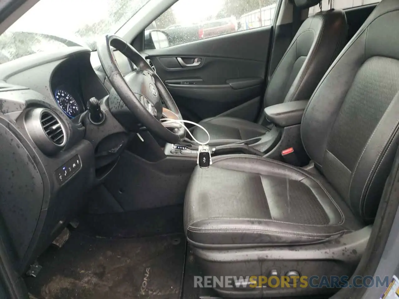 7 fotografías del automóvil dañado KM8K5CA50MU679820 HYUNDAI KONA 2021