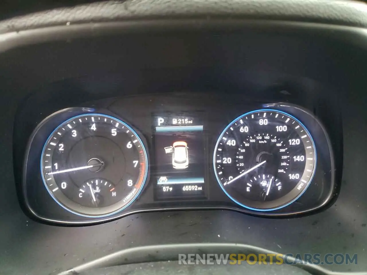 9 fotografías del automóvil dañado KM8K5CA50MU679820 HYUNDAI KONA 2021