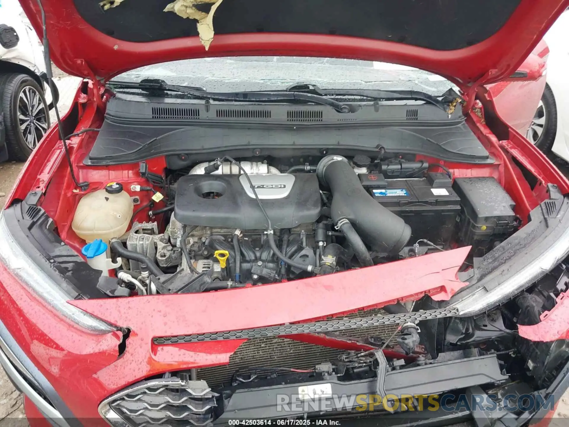 10 fotografías del automóvil dañado KM8K5CA50MU738347 HYUNDAI KONA 2021