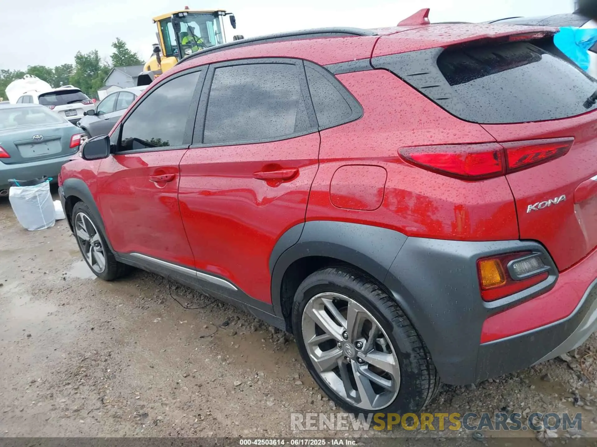 14 fotografías del automóvil dañado KM8K5CA50MU738347 HYUNDAI KONA 2021