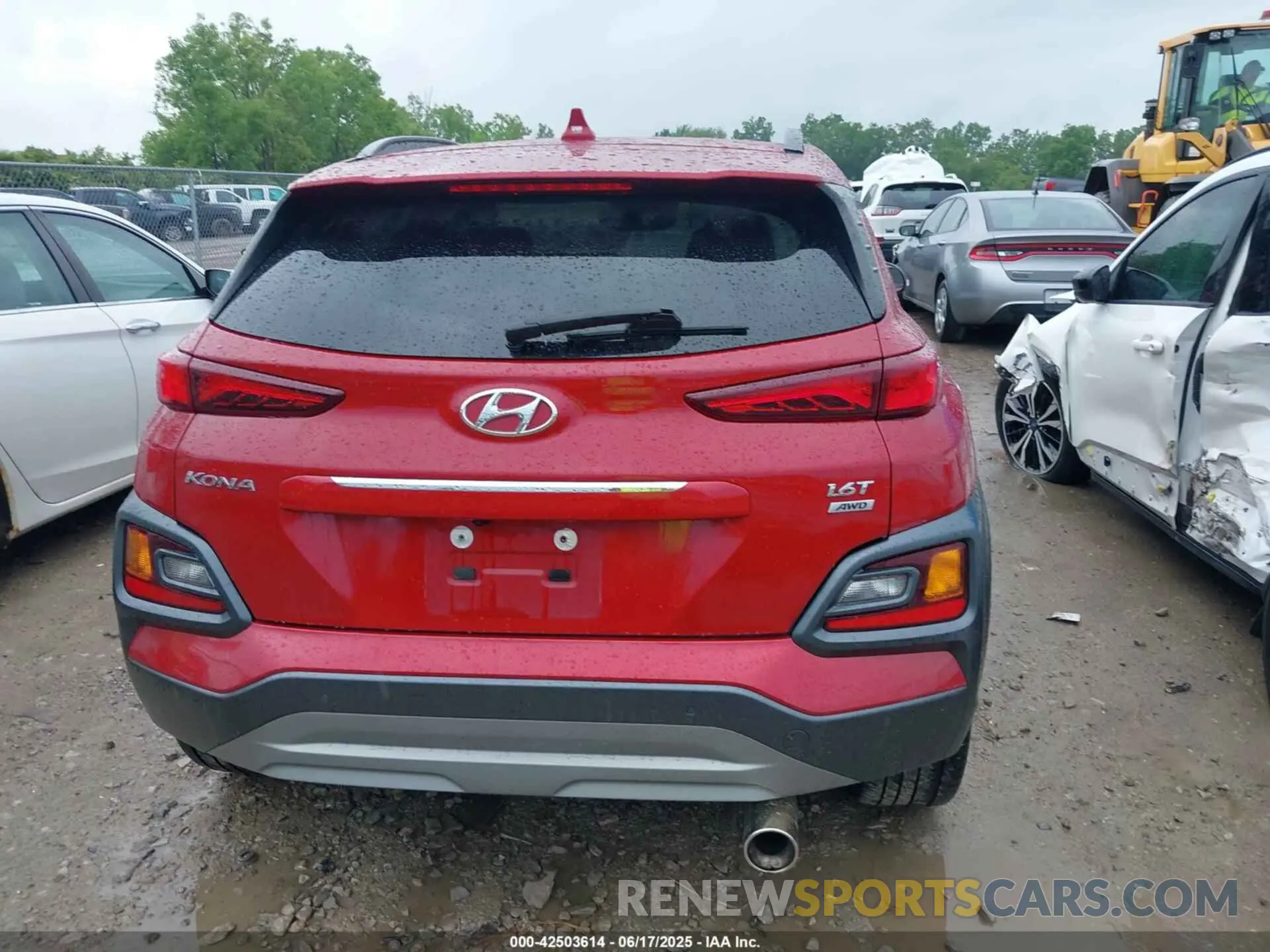 16 fotografías del automóvil dañado KM8K5CA50MU738347 HYUNDAI KONA 2021
