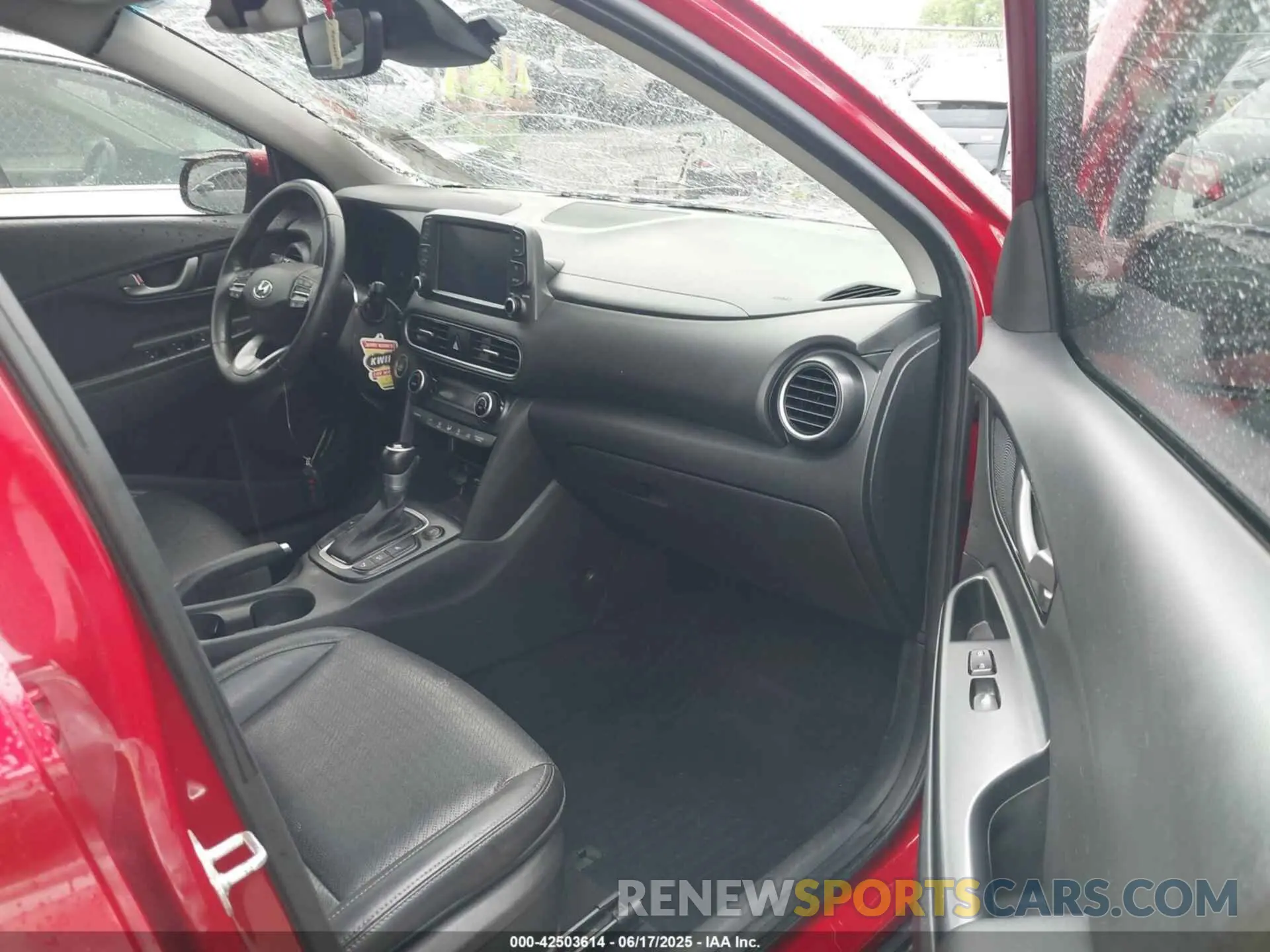 5 fotografías del automóvil dañado KM8K5CA50MU738347 HYUNDAI KONA 2021