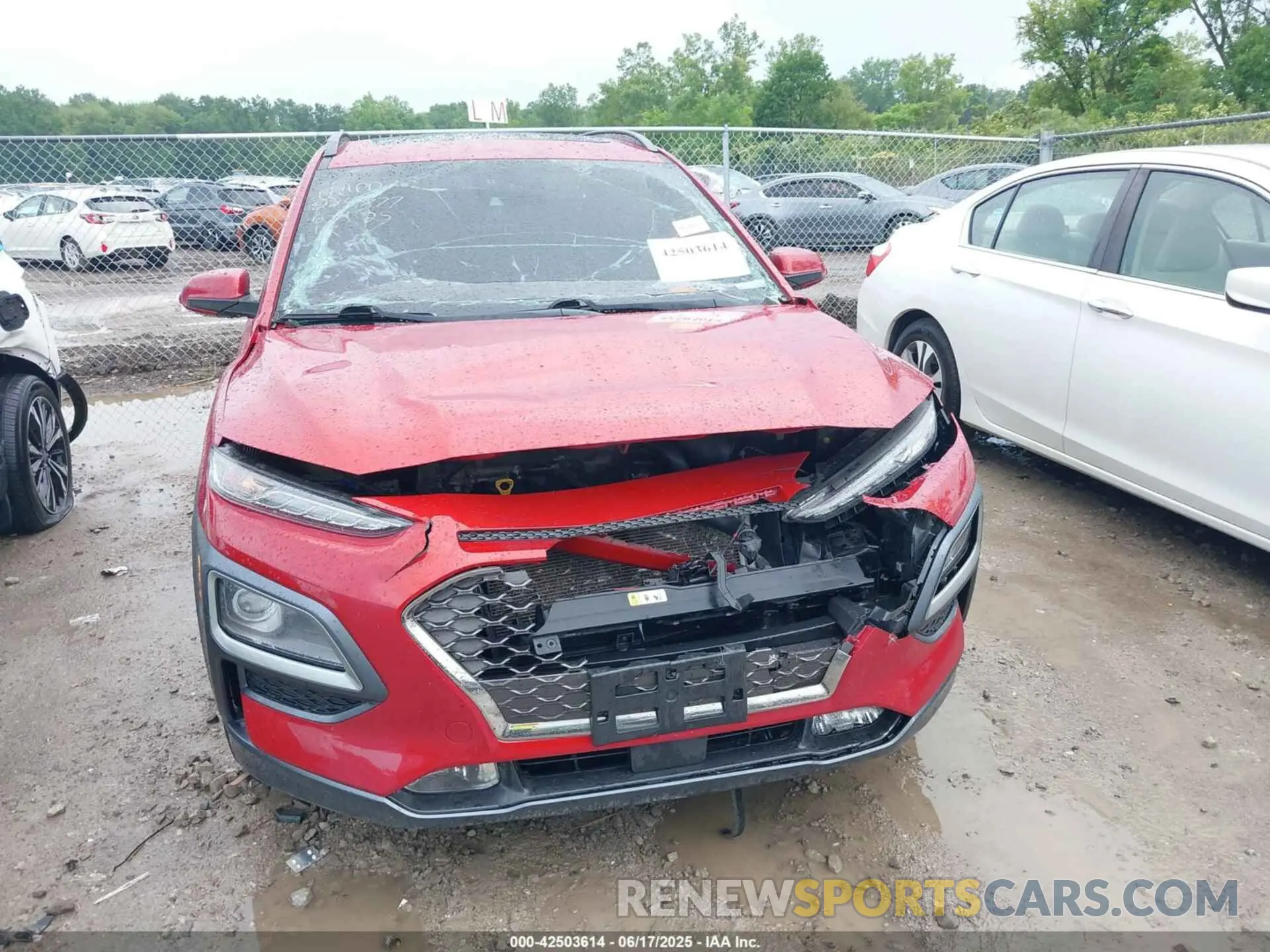 6 fotografías del automóvil dañado KM8K5CA50MU738347 HYUNDAI KONA 2021