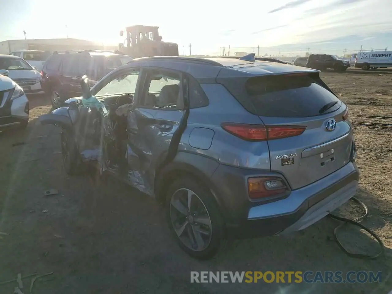 2 fotografías del automóvil dañado KM8K5CA51MU646616 HYUNDAI KONA 2021