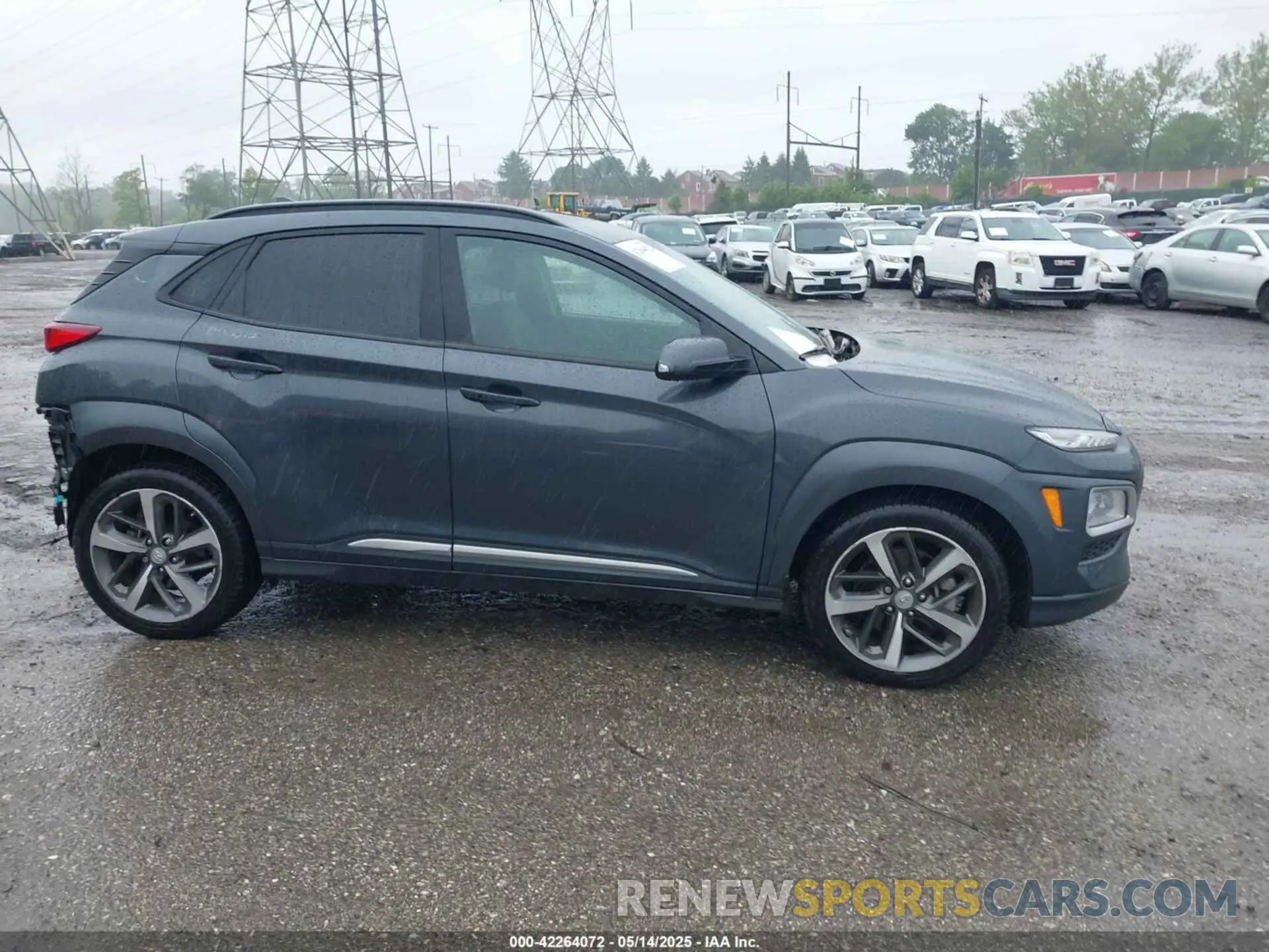 14 fotografías del automóvil dañado KM8K5CA57MU700873 HYUNDAI KONA 2021