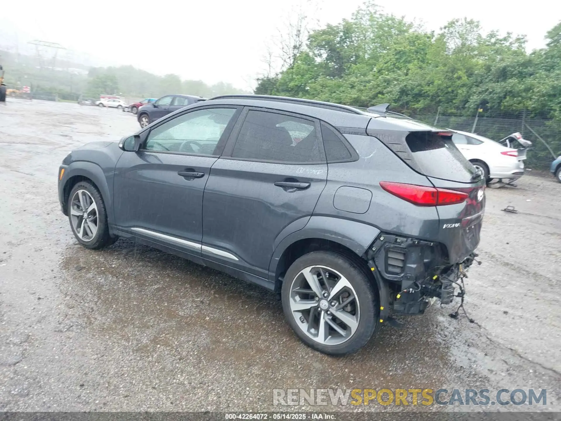 3 fotografías del automóvil dañado KM8K5CA57MU700873 HYUNDAI KONA 2021