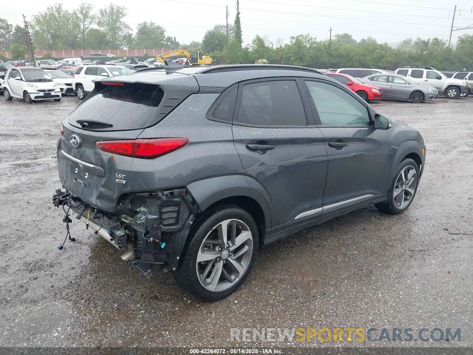 4 fotografías del automóvil dañado KM8K5CA57MU700873 HYUNDAI KONA 2021