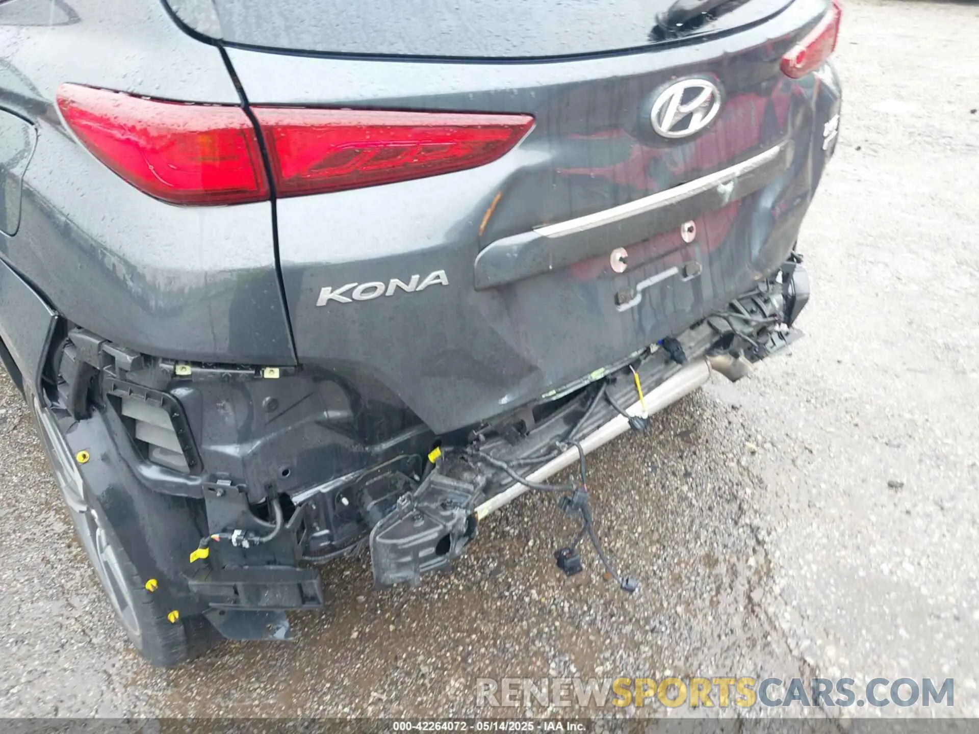 6 fotografías del automóvil dañado KM8K5CA57MU700873 HYUNDAI KONA 2021