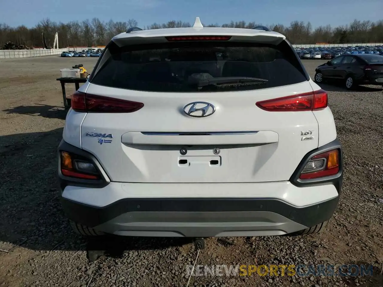 6 fotografías del automóvil dañado KM8K5CA57MU743691 HYUNDAI KONA 2021