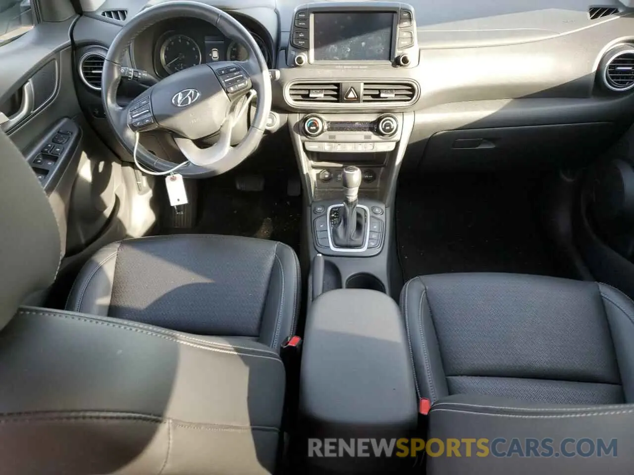 8 fotografías del automóvil dañado KM8K5CA57MU743691 HYUNDAI KONA 2021