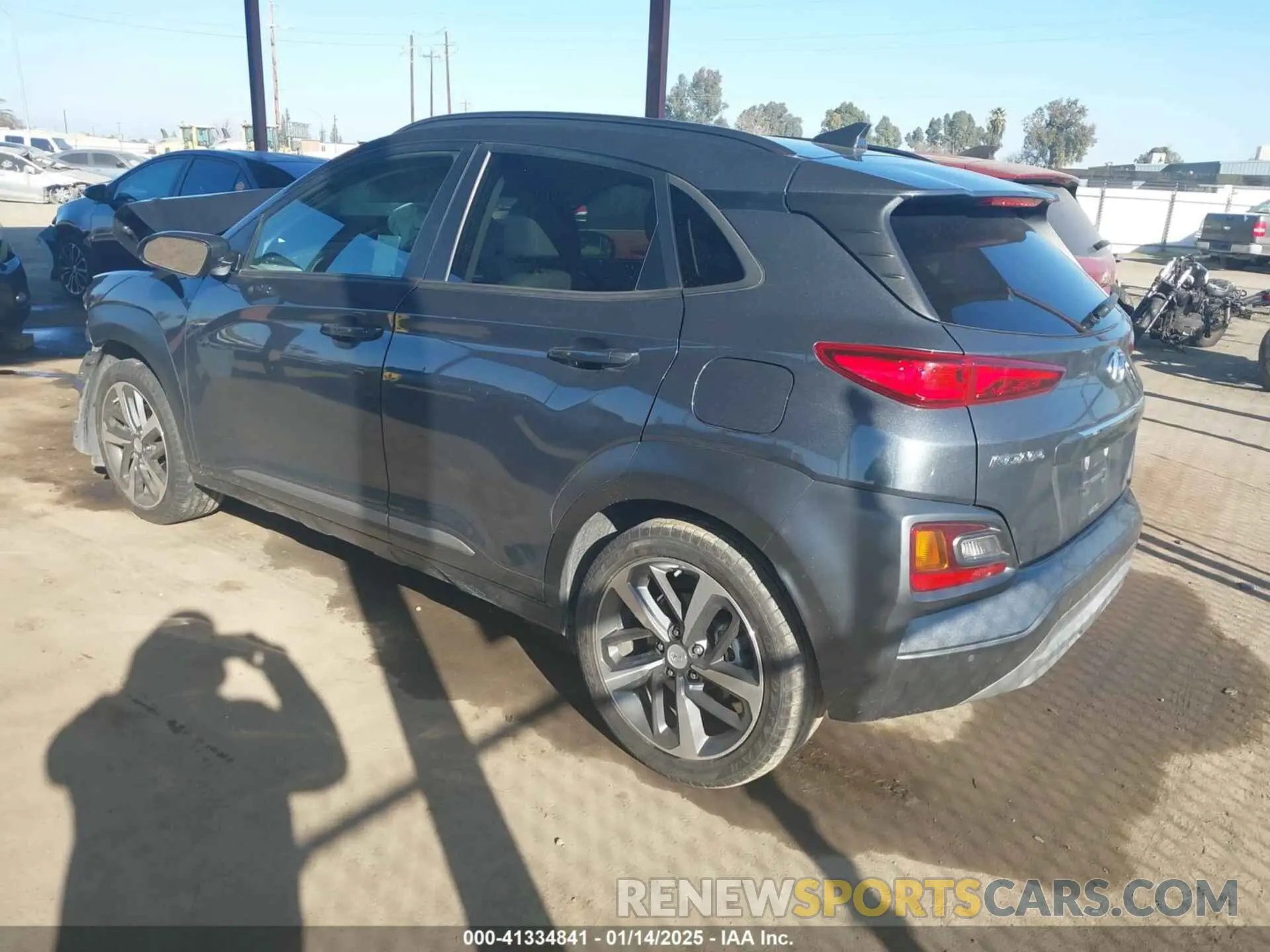 3 fotografías del automóvil dañado KM8K5CA58MU608994 HYUNDAI KONA 2021