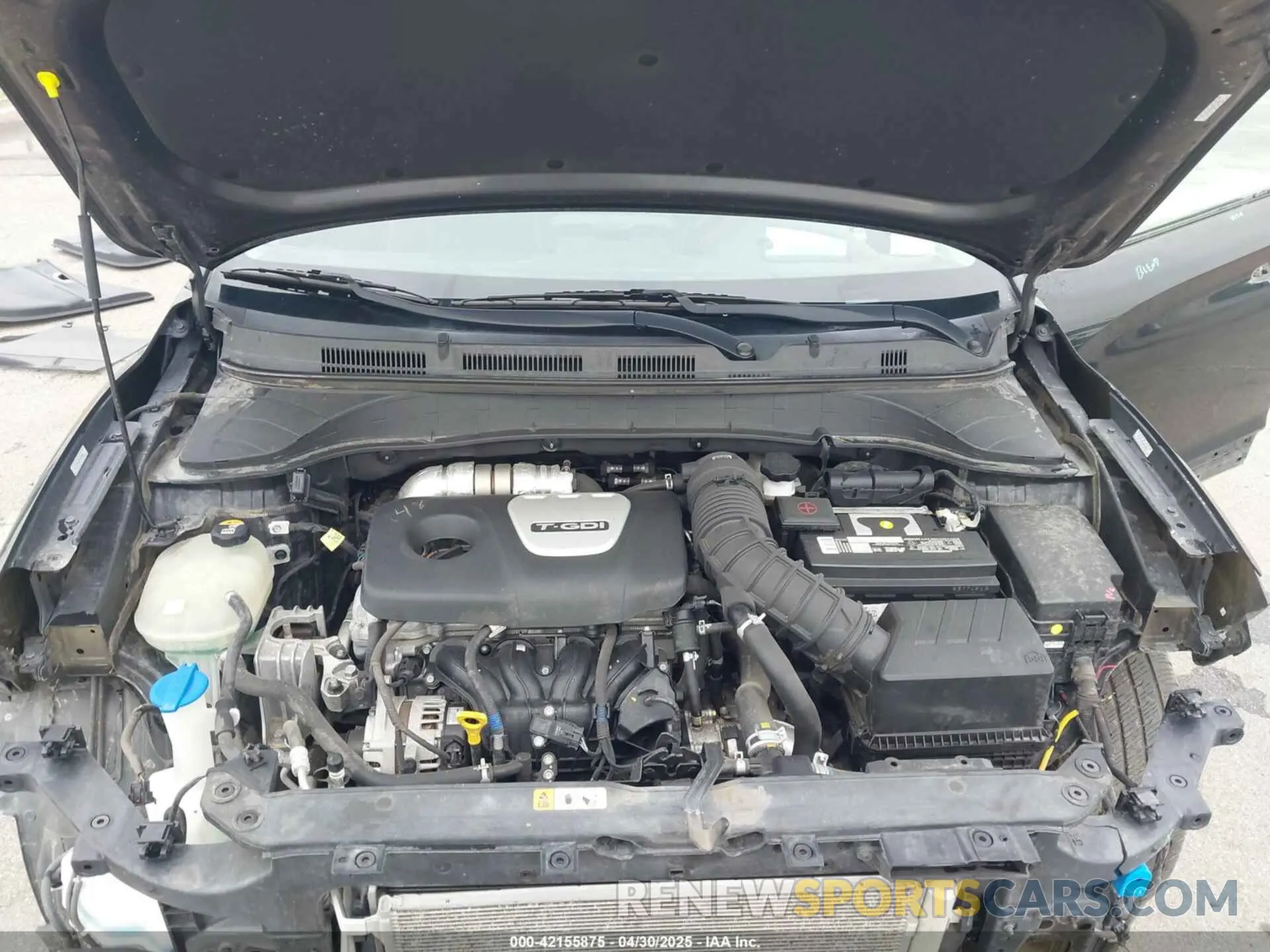 10 fotografías del automóvil dañado KM8K5CA58MU612172 HYUNDAI KONA 2021