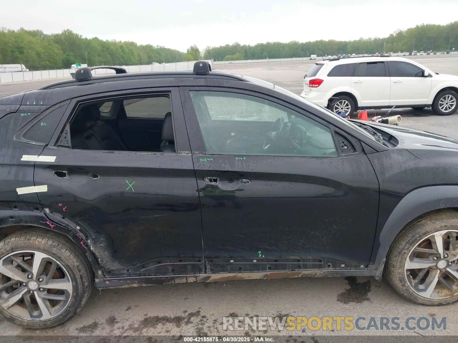 14 fotografías del automóvil dañado KM8K5CA58MU612172 HYUNDAI KONA 2021