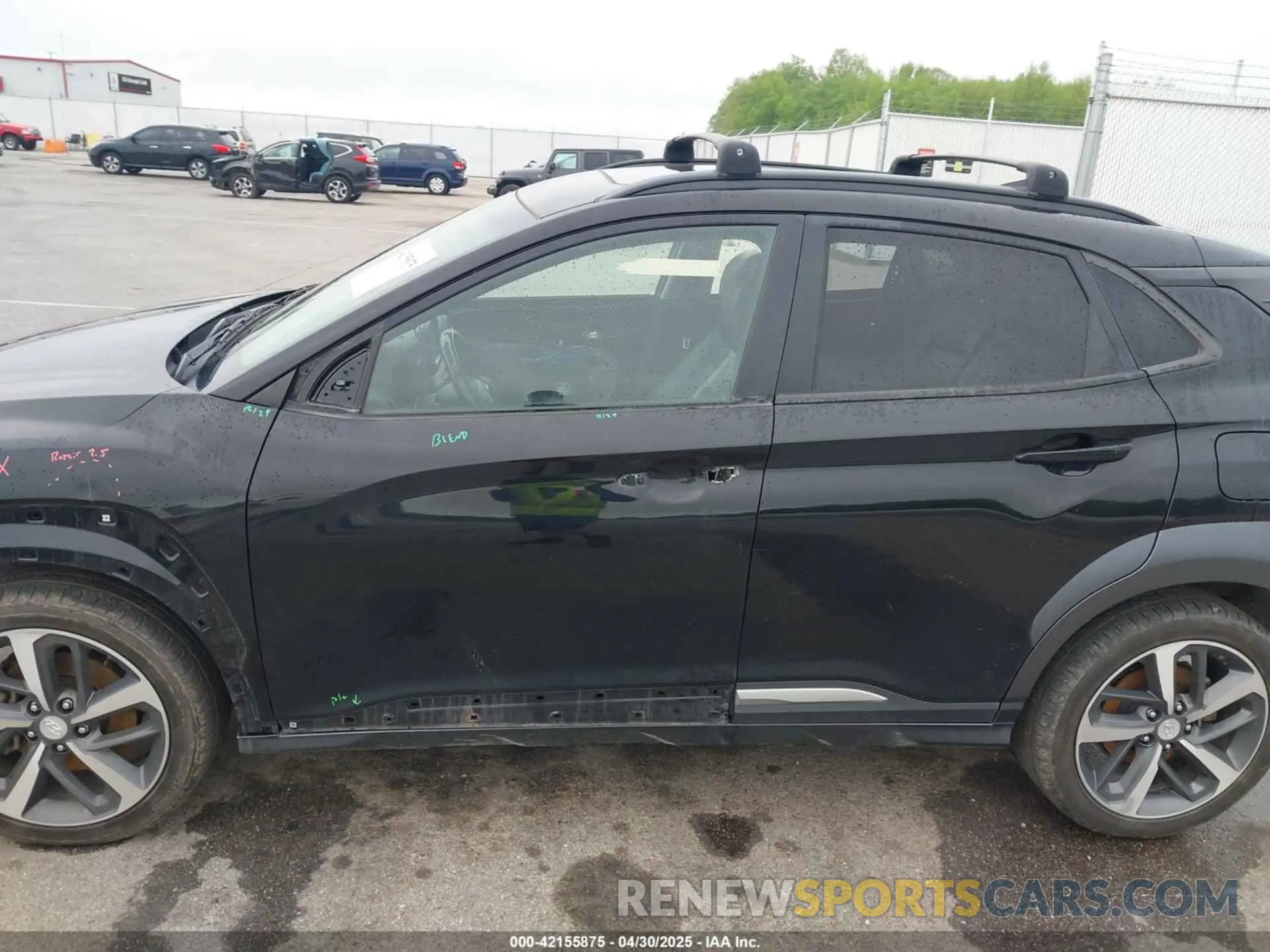 15 fotografías del automóvil dañado KM8K5CA58MU612172 HYUNDAI KONA 2021