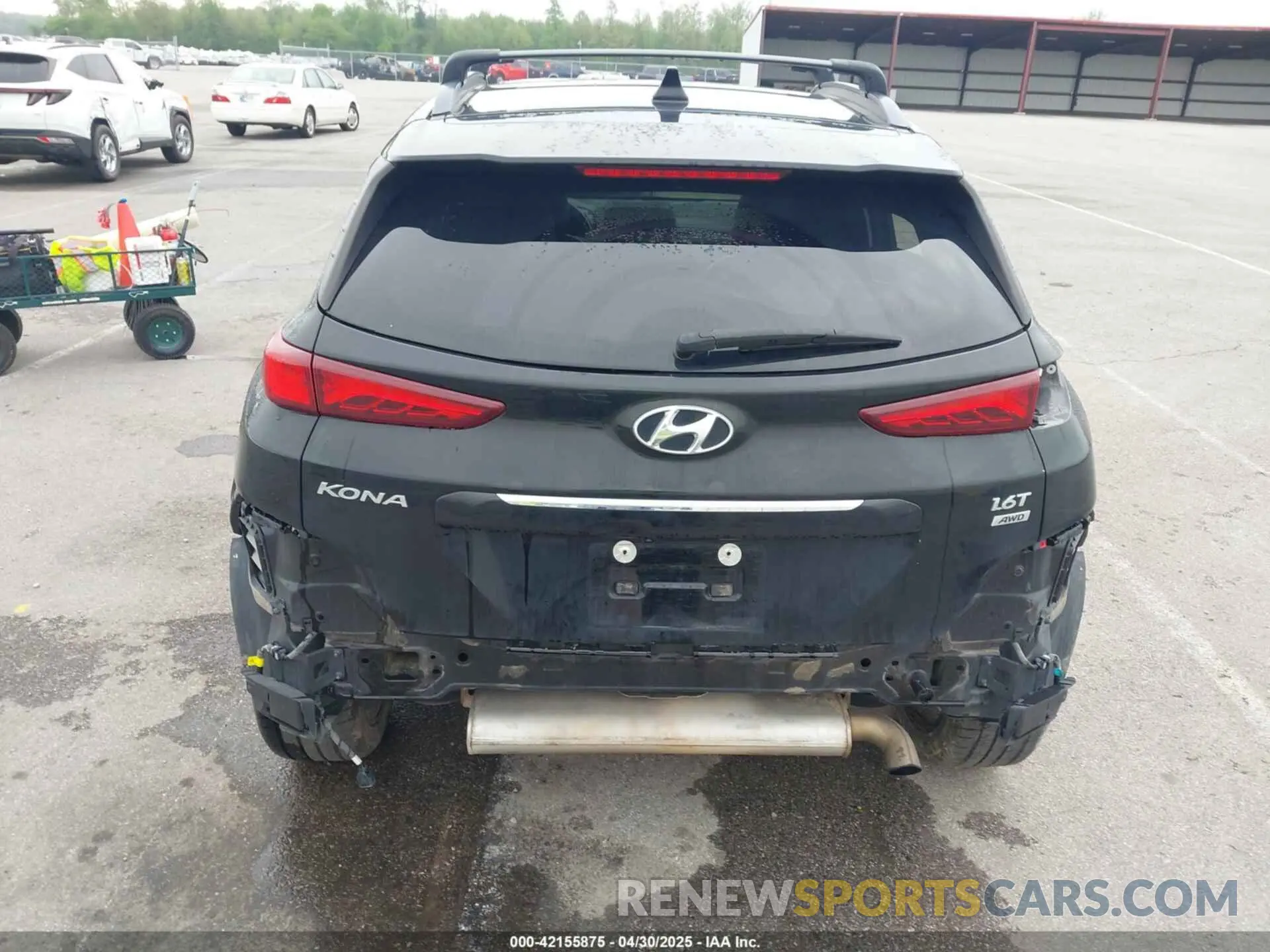 17 fotografías del automóvil dañado KM8K5CA58MU612172 HYUNDAI KONA 2021
