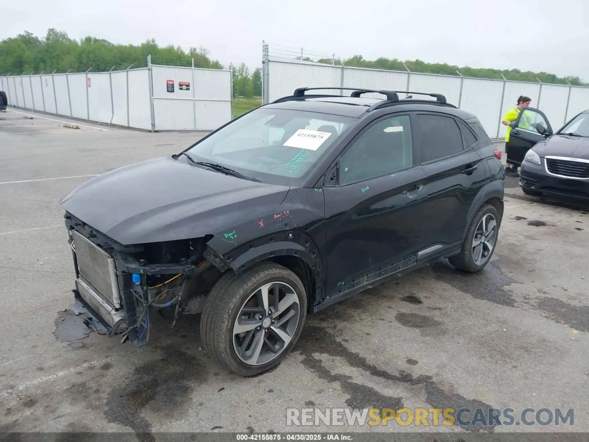 2 fotografías del automóvil dañado KM8K5CA58MU612172 HYUNDAI KONA 2021