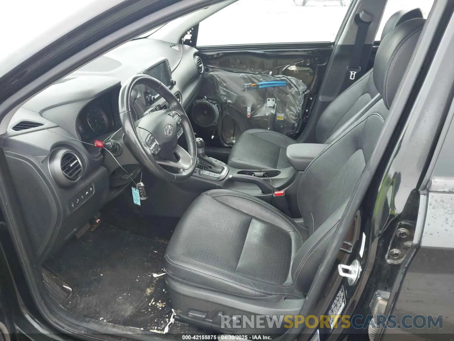 5 fotografías del automóvil dañado KM8K5CA58MU612172 HYUNDAI KONA 2021