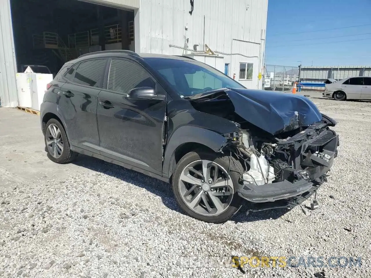 4 fotografías del automóvil dañado KM8K5CA59MU617610 HYUNDAI KONA 2021