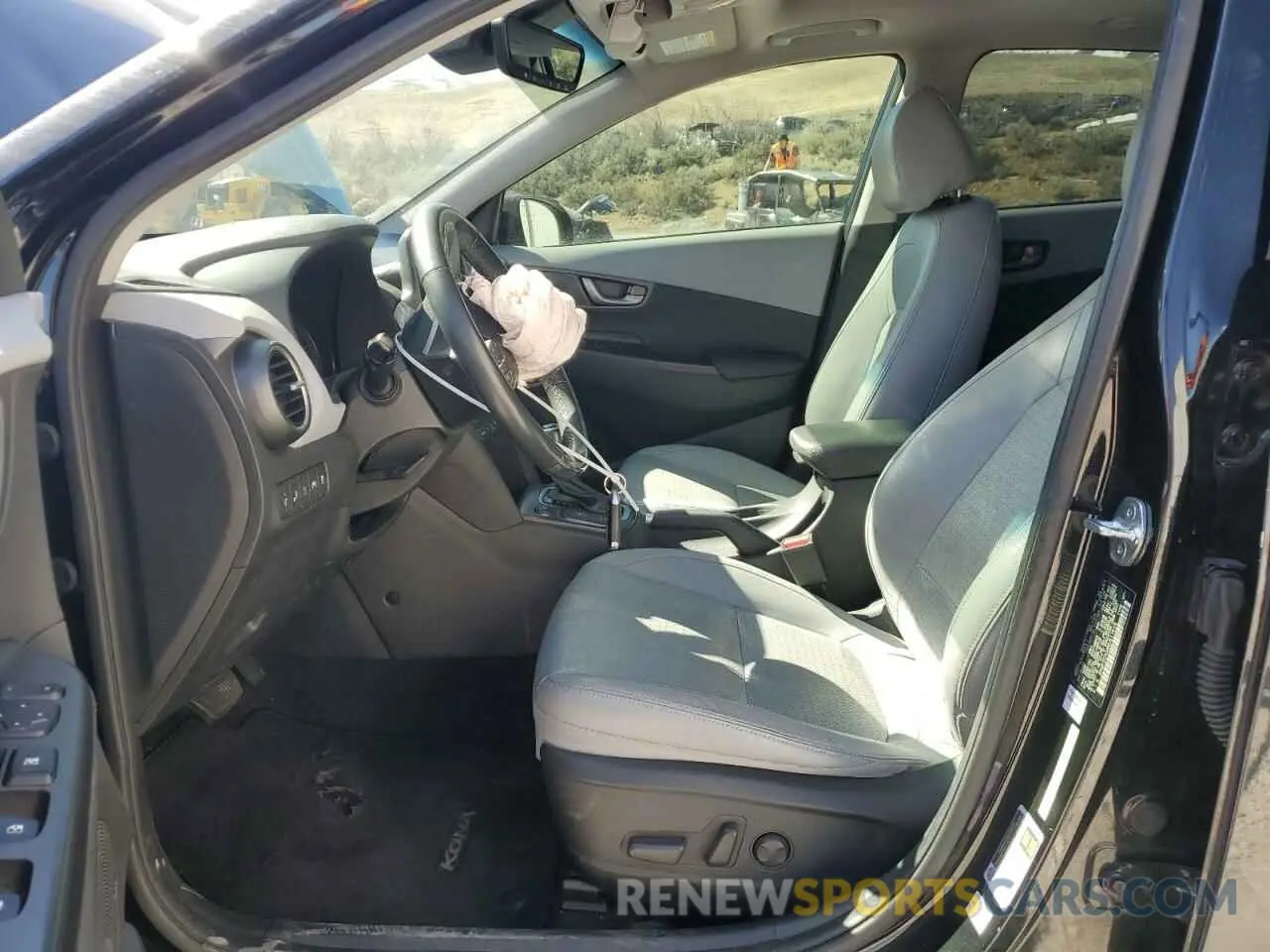 7 fotografías del automóvil dañado KM8K5CA59MU617610 HYUNDAI KONA 2021