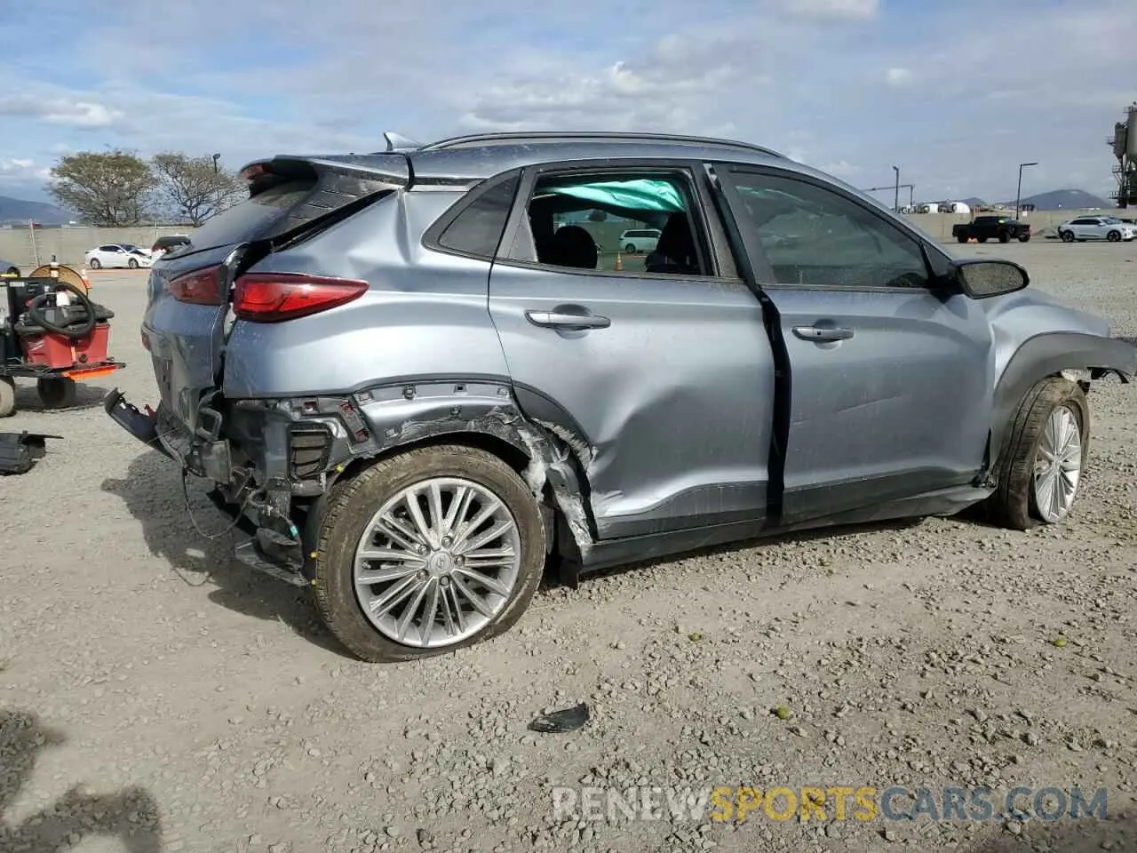3 fotografías del automóvil dañado KM8K62AA8MU691170 HYUNDAI KONA 2021