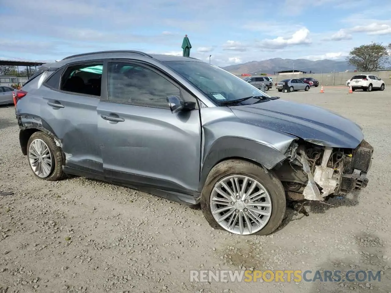 4 fotografías del automóvil dañado KM8K62AA8MU691170 HYUNDAI KONA 2021