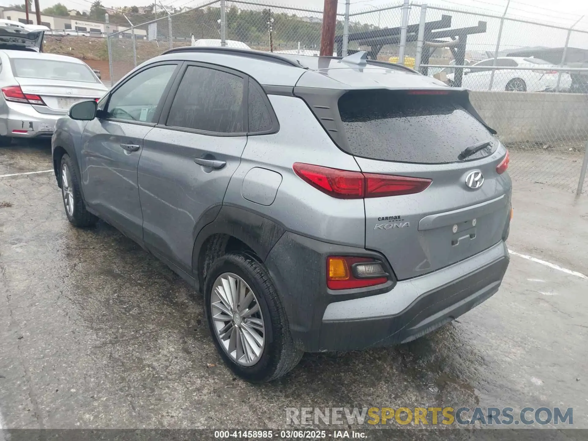3 fotografías del automóvil dañado KM8K62AA9MU608216 HYUNDAI KONA 2021
