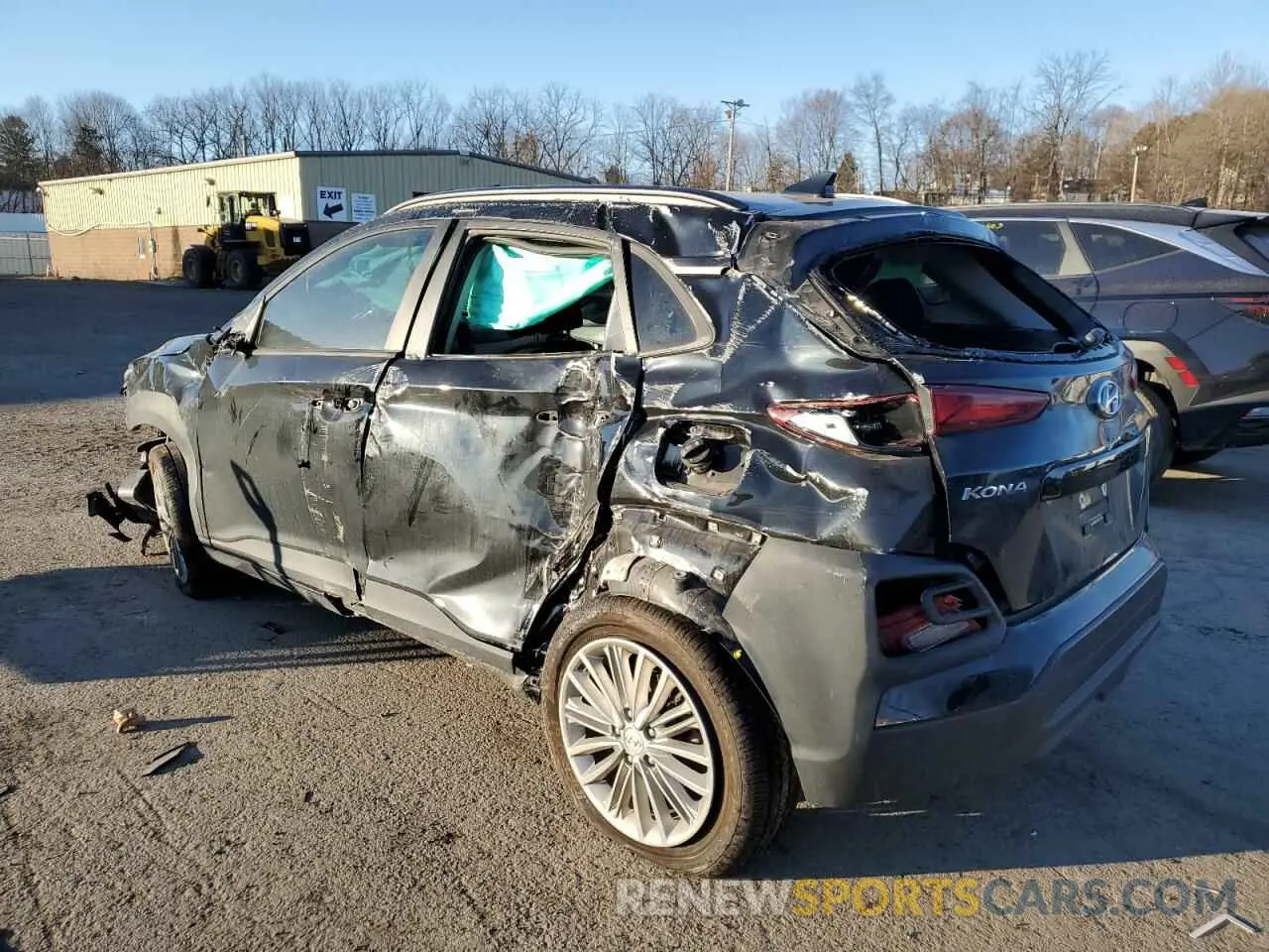 2 fotografías del automóvil dañado KM8K62AA9MU688049 HYUNDAI KONA 2021