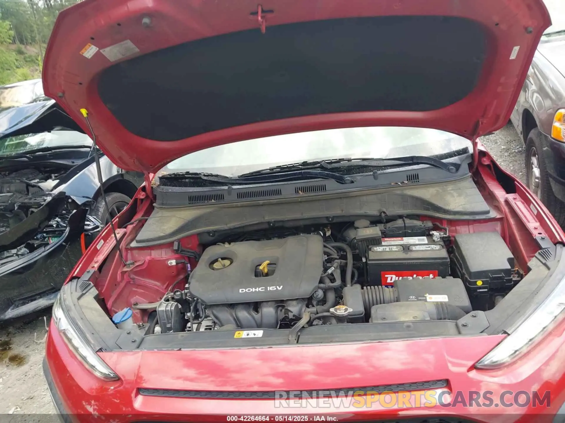 10 fotografías del automóvil dañado KM8K62AAXMU613795 HYUNDAI KONA 2021