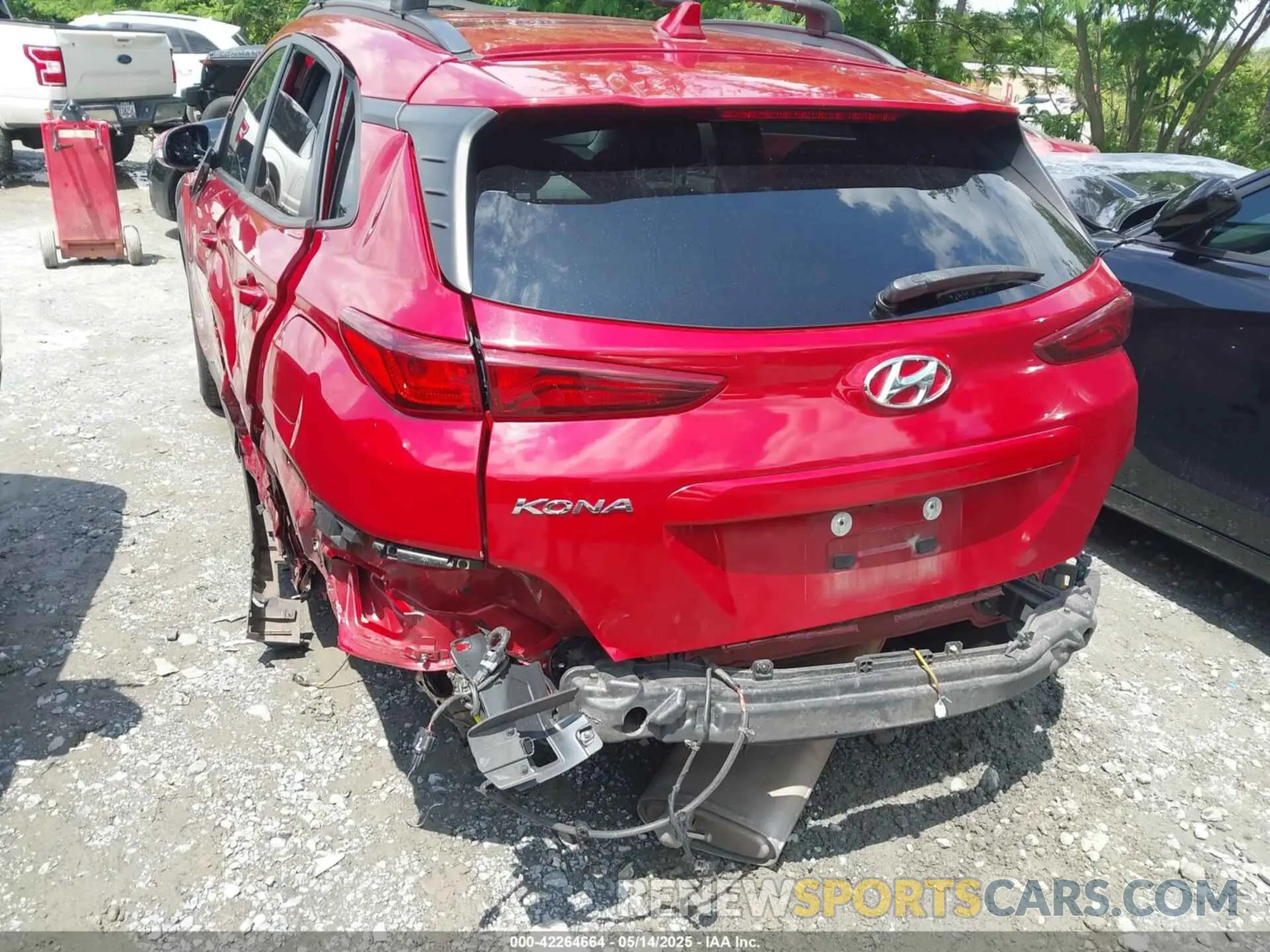 17 fotografías del automóvil dañado KM8K62AAXMU613795 HYUNDAI KONA 2021