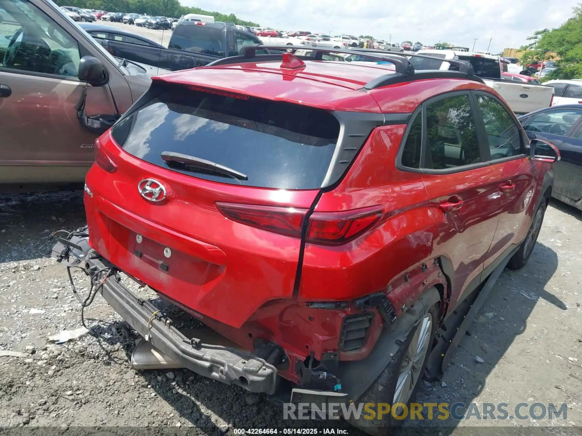 4 fotografías del automóvil dañado KM8K62AAXMU613795 HYUNDAI KONA 2021