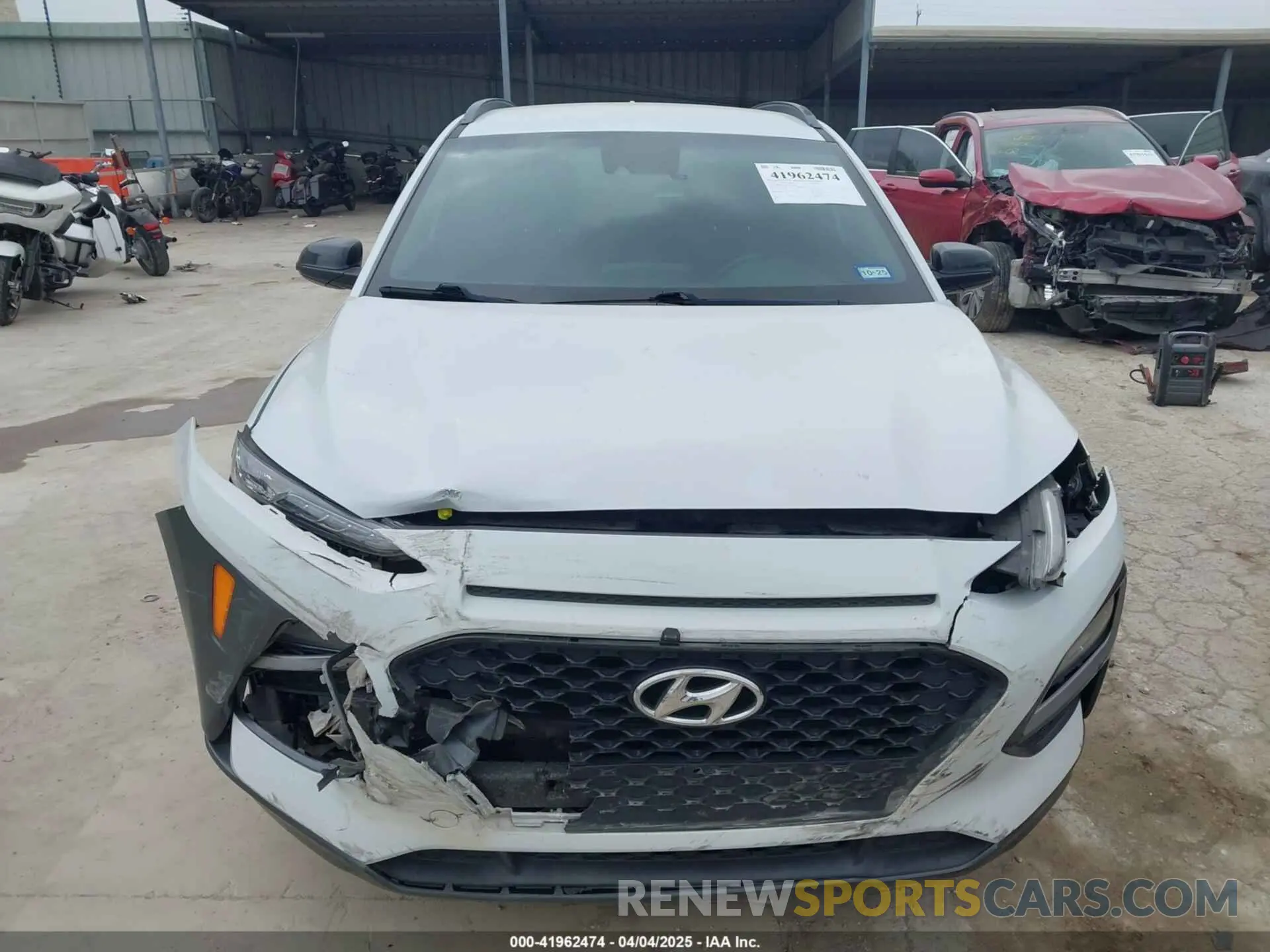 12 fotografías del automóvil dañado KM8K63A51MU675692 HYUNDAI KONA 2021