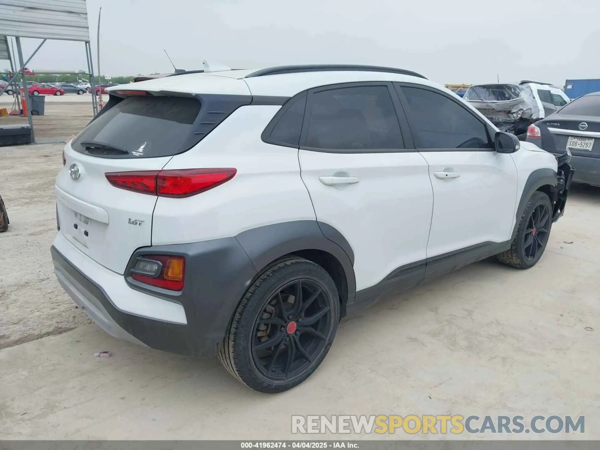 4 fotografías del automóvil dañado KM8K63A51MU675692 HYUNDAI KONA 2021