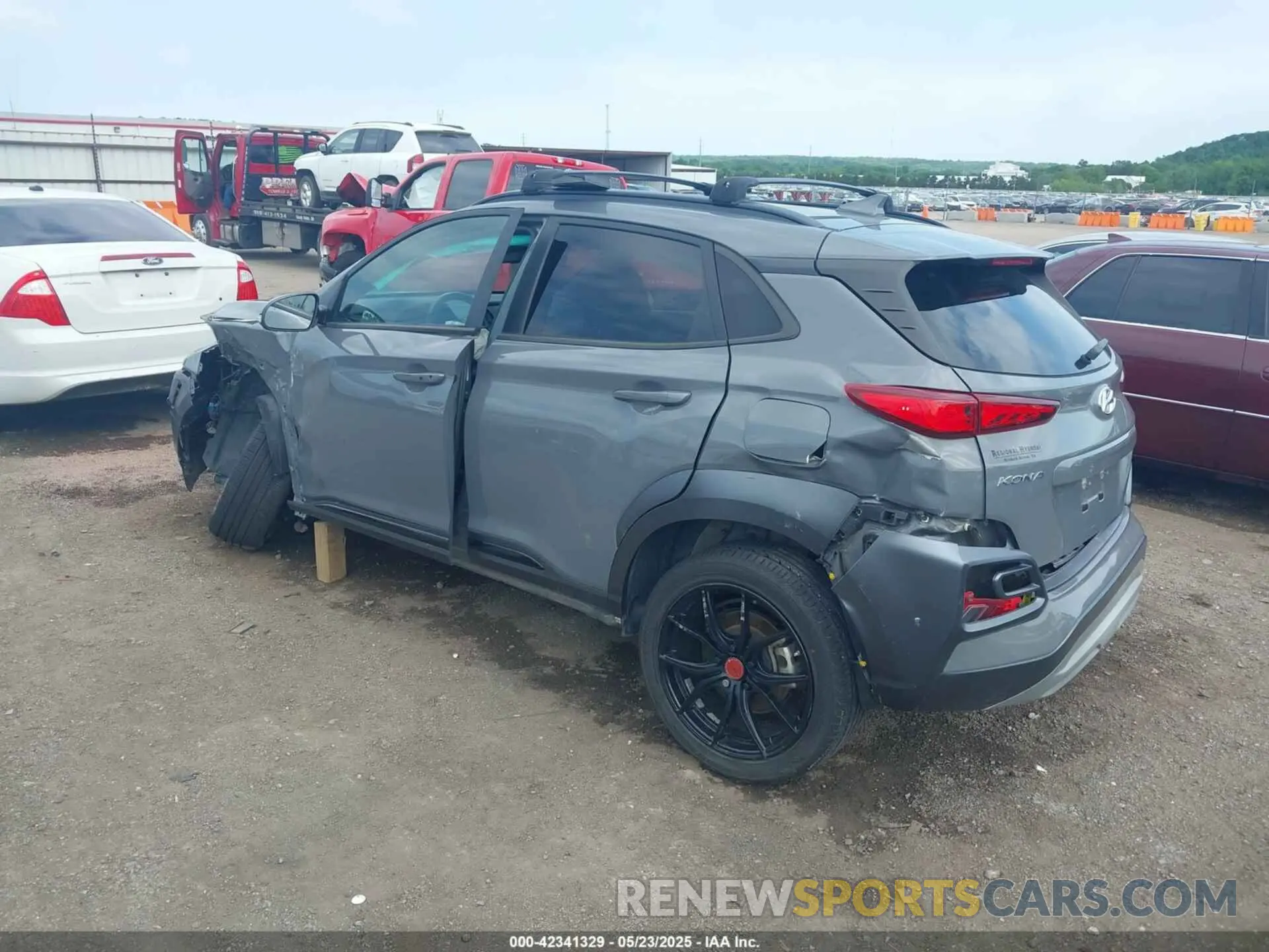 3 fotografías del automóvil dañado KM8K63A51MU693044 HYUNDAI KONA 2021
