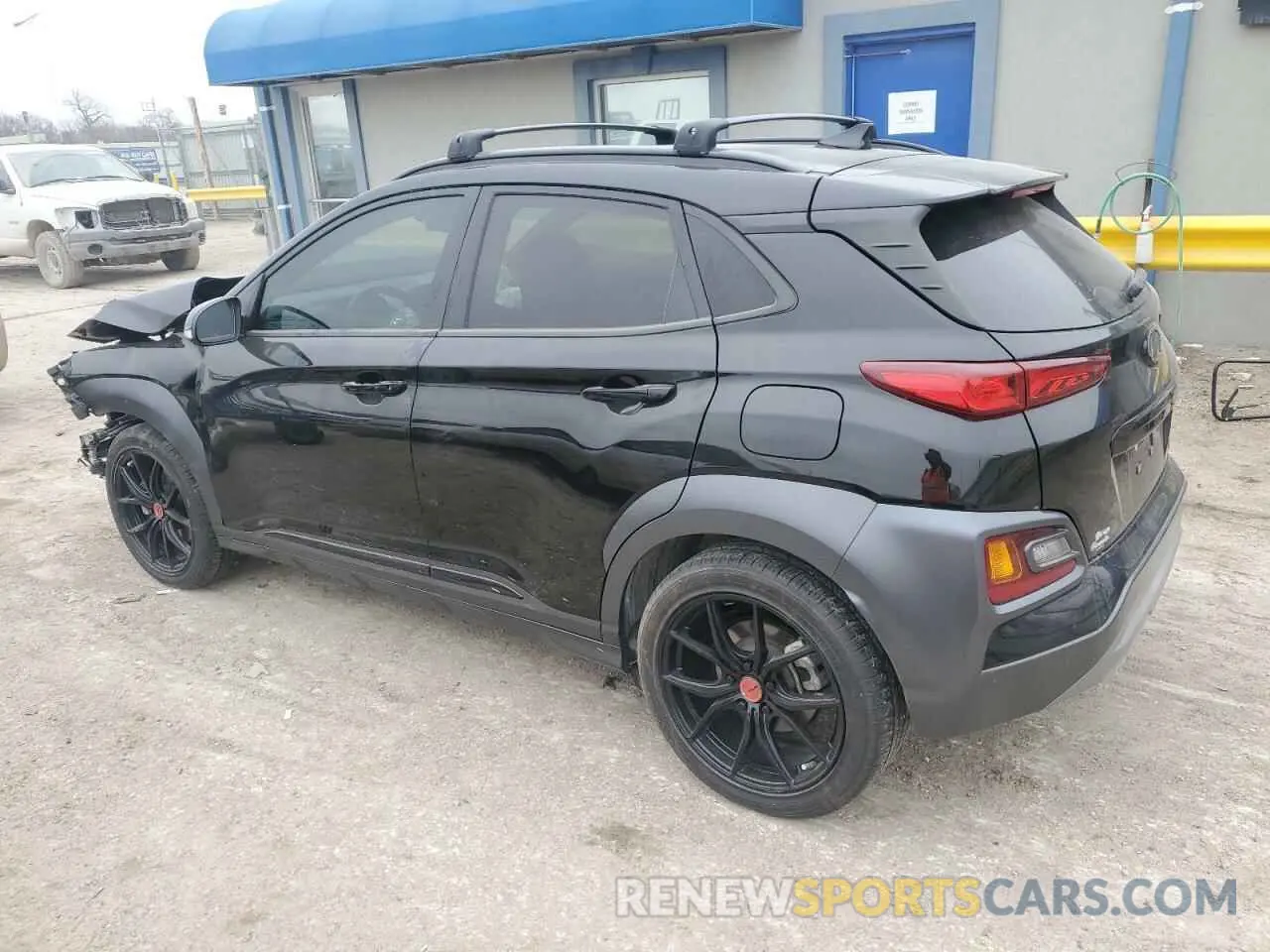 2 fotografías del automóvil dañado KM8K63A52MU691450 HYUNDAI KONA 2021
