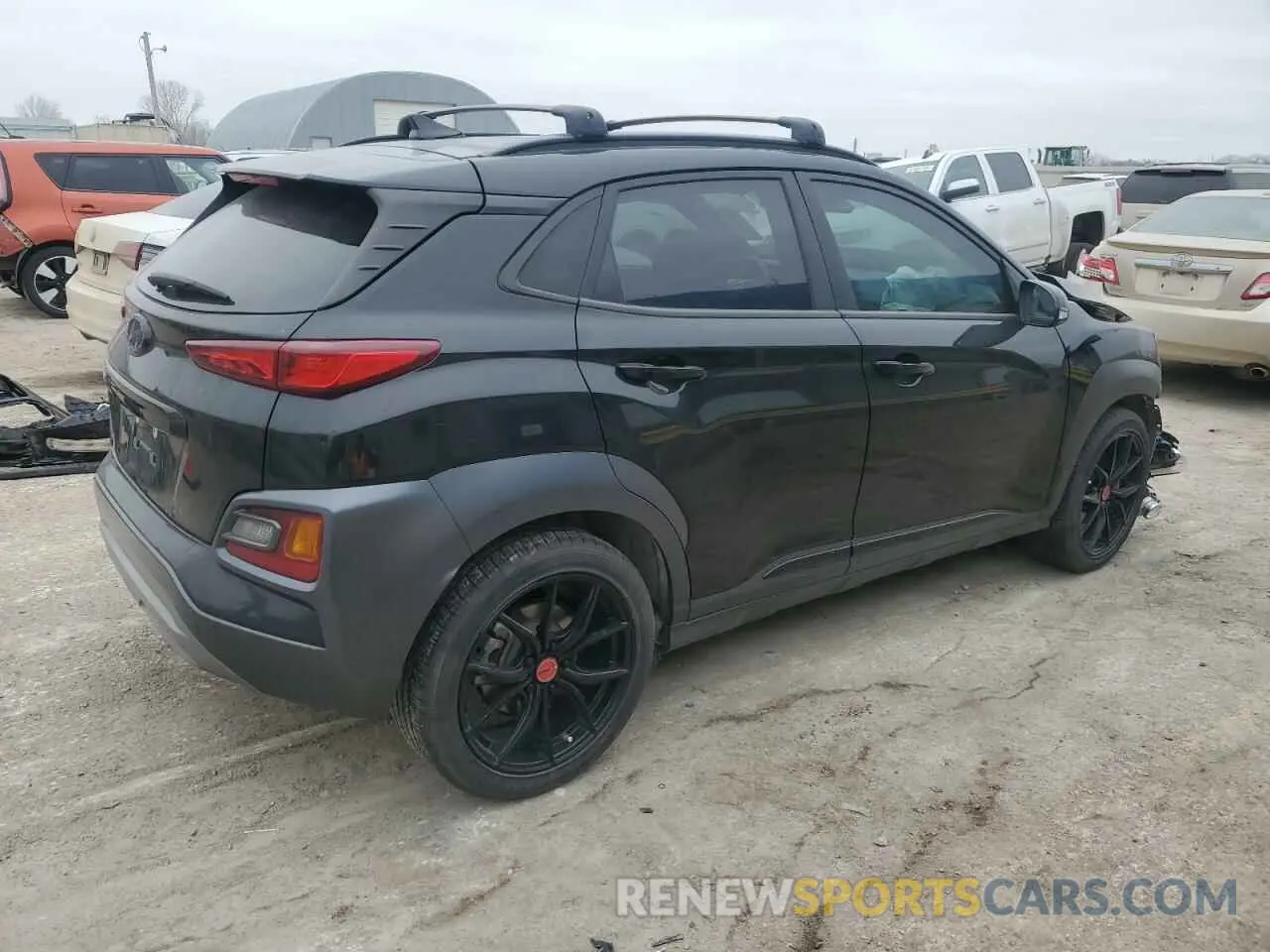 3 fotografías del automóvil dañado KM8K63A52MU691450 HYUNDAI KONA 2021