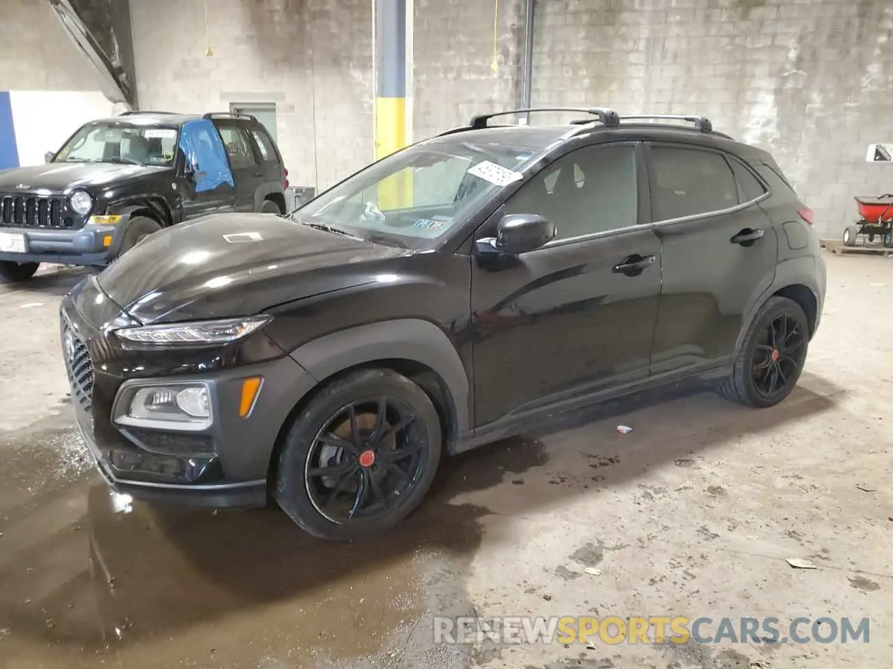 1 fotografías del automóvil dañado KM8K6CA50MU727491 HYUNDAI KONA 2021
