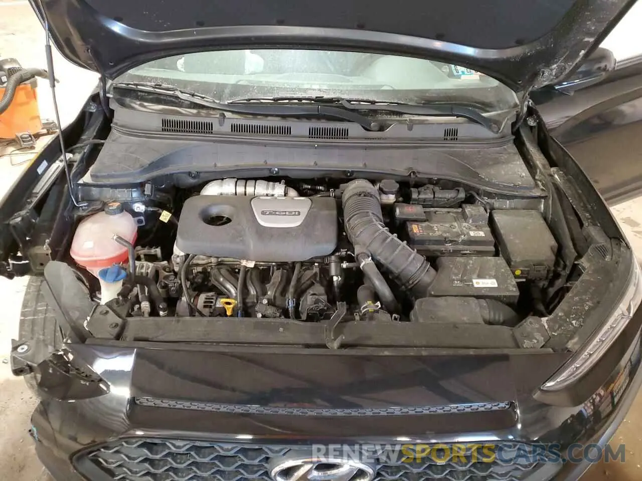 12 fotografías del automóvil dañado KM8K6CA50MU727491 HYUNDAI KONA 2021