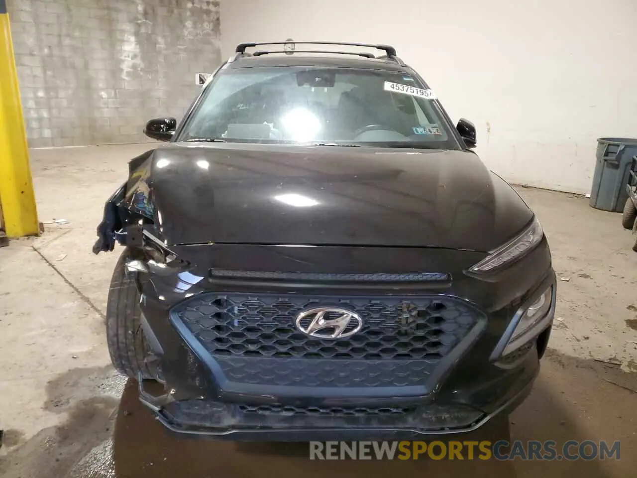 5 fotografías del automóvil dañado KM8K6CA50MU727491 HYUNDAI KONA 2021