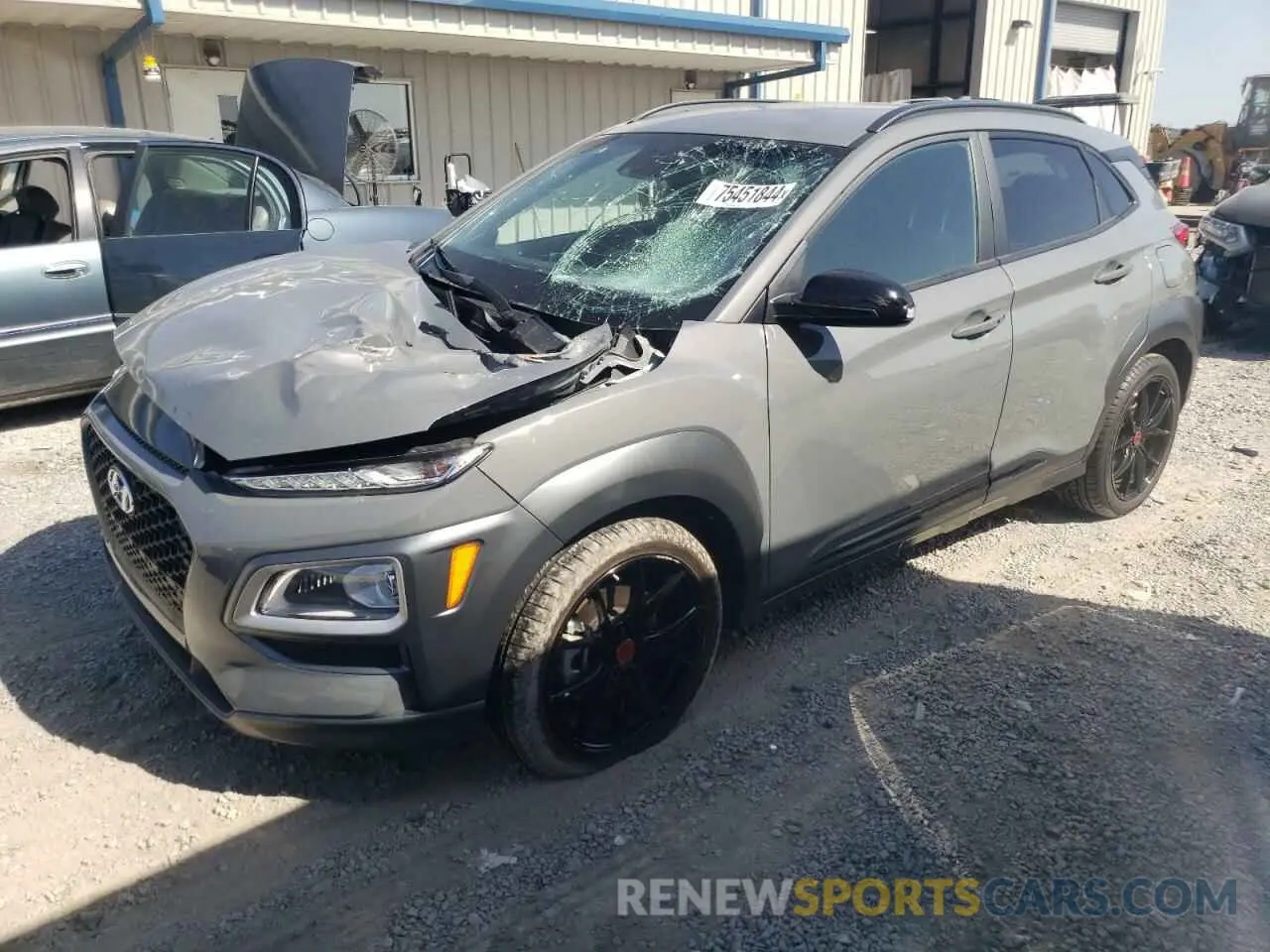 1 fotografías del automóvil dañado KM8K6CA53MU687603 HYUNDAI KONA 2021