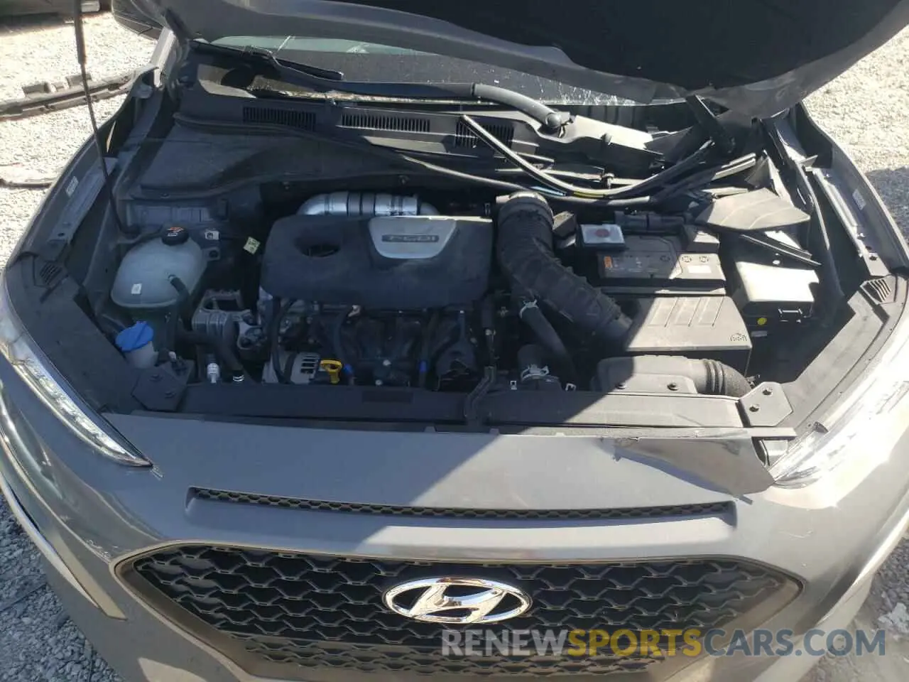 12 fotografías del automóvil dañado KM8K6CA53MU687603 HYUNDAI KONA 2021