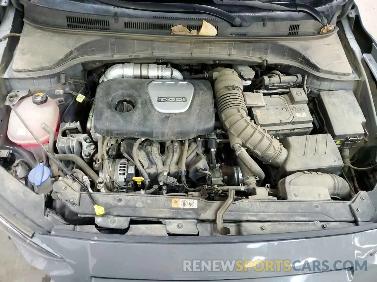 11 fotografías del automóvil dañado KM8K6CA5XMU710083 HYUNDAI KONA 2021
