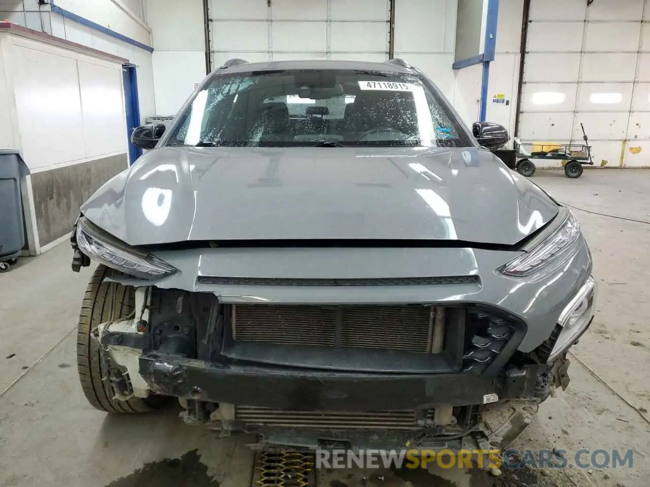 5 fotografías del automóvil dañado KM8K6CA5XMU710083 HYUNDAI KONA 2021