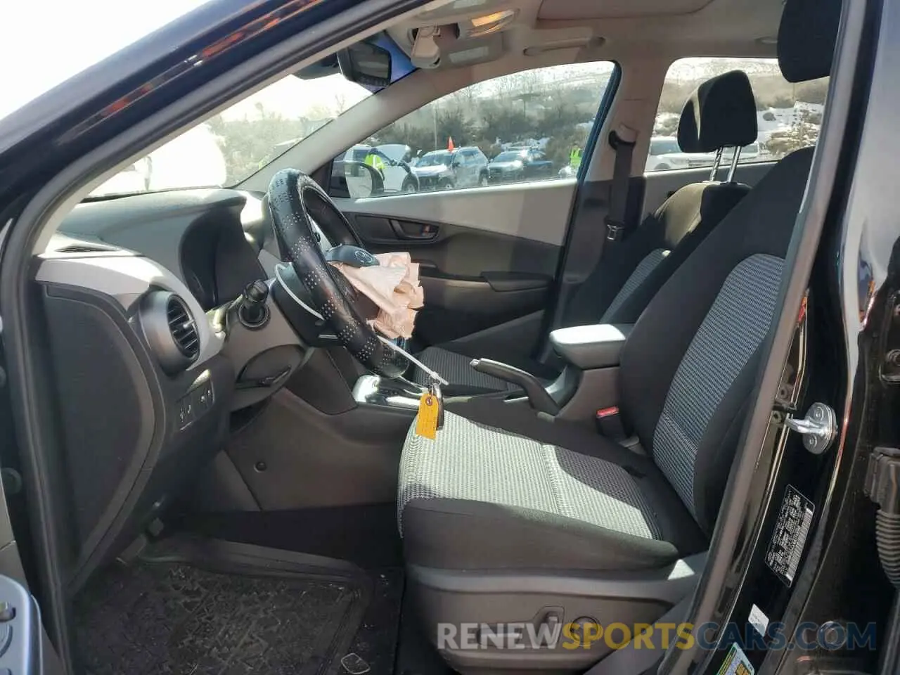 7 fotografías del automóvil dañado KM8K6CAA1MU742059 HYUNDAI KONA 2021