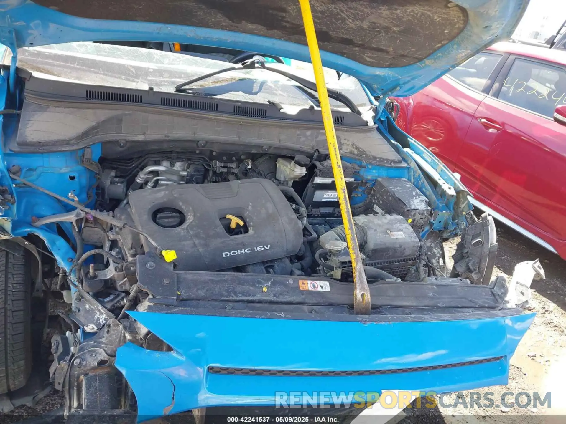10 fotografías del automóvil dañado KM8K6CAA2MU621430 HYUNDAI KONA 2021