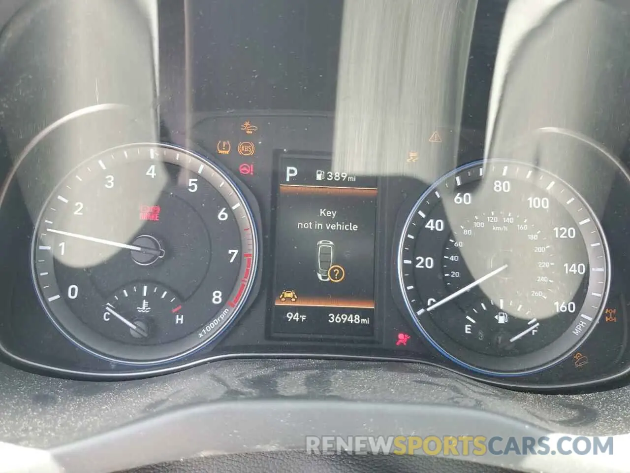 9 fotografías del automóvil dañado KM8K6CAA4MU745764 HYUNDAI KONA 2021