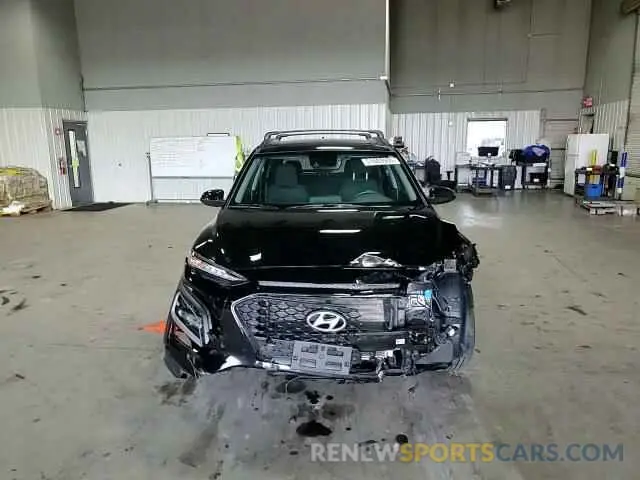 12 fotografías del automóvil dañado KM8K6CAA9MU704921 HYUNDAI KONA 2021
