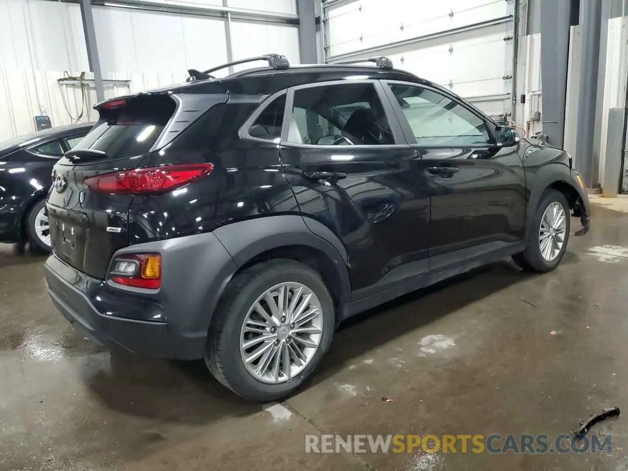 3 fotografías del automóvil dañado KM8K6CAA9MU704921 HYUNDAI KONA 2021