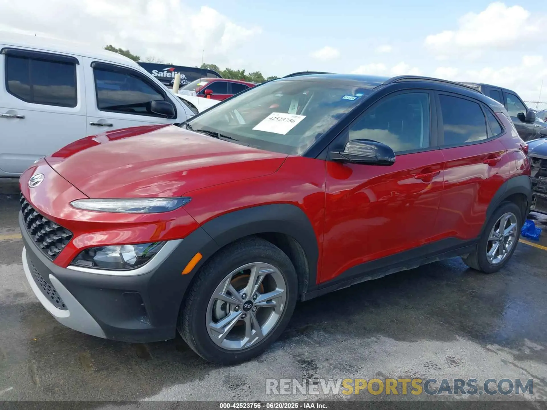 2 fotografías del automóvil dañado 0KM8K62ABNU760767 HYUNDAI KONA 2022